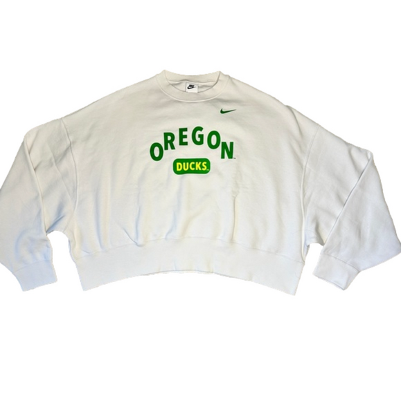 Nike Tops - Nike SW Oregon Ducks cropped sweatshirt